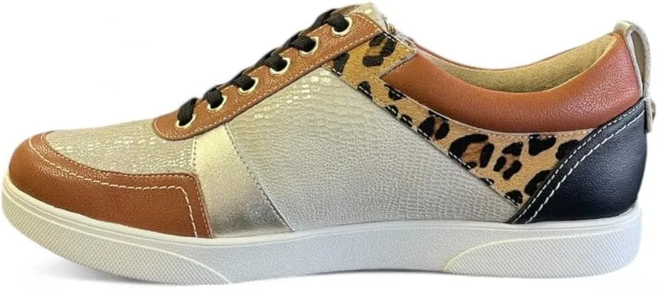 Revere Longbeach Orthotic-Friendly Sneakers – Premium Leather Zip-Up Comfort with Timeless Style and Removable Footbed with Arch Support and Customizable Fit