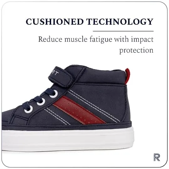 Rockport Toddler Shoes Kids Sneakers Boys High Top Shoes Ankle Sneakers Tennis Walking Lightweight and Durable Shoes for Little Baby Boys (Toddler/Little Kids)