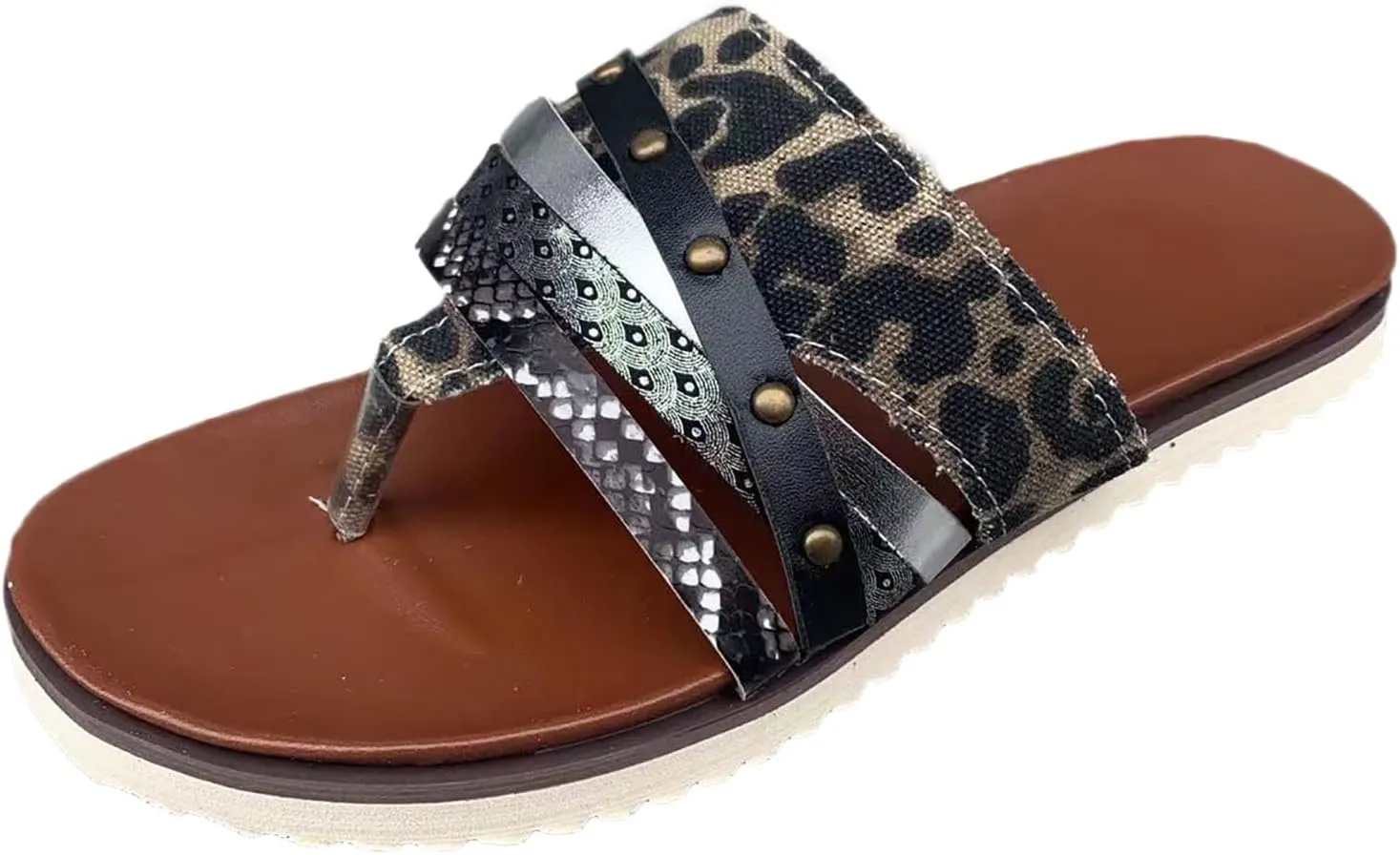 Roman Style Sandals For Women Summer Fashion Flat Shoes Retro Slippers Flip Flops Earth Spirit Sandals for Women