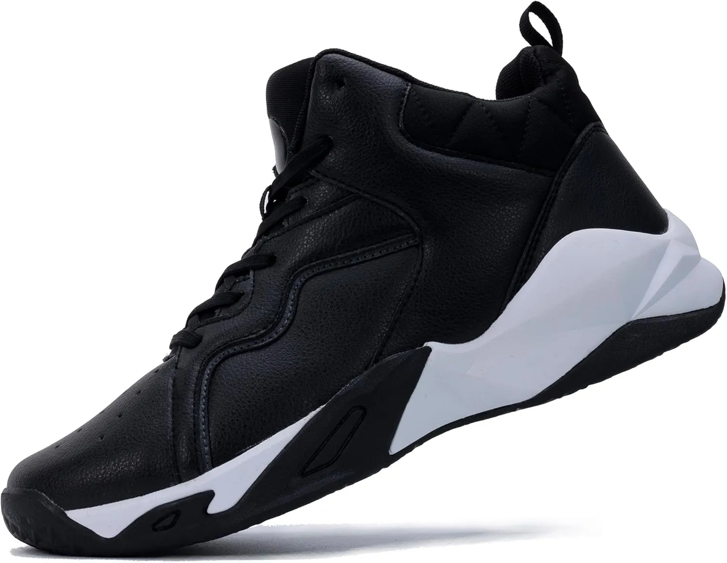 RomenSi Mens High Top Basketball Shoes Athletic Running Walking Anti Slip Sports Fashion Sneakers