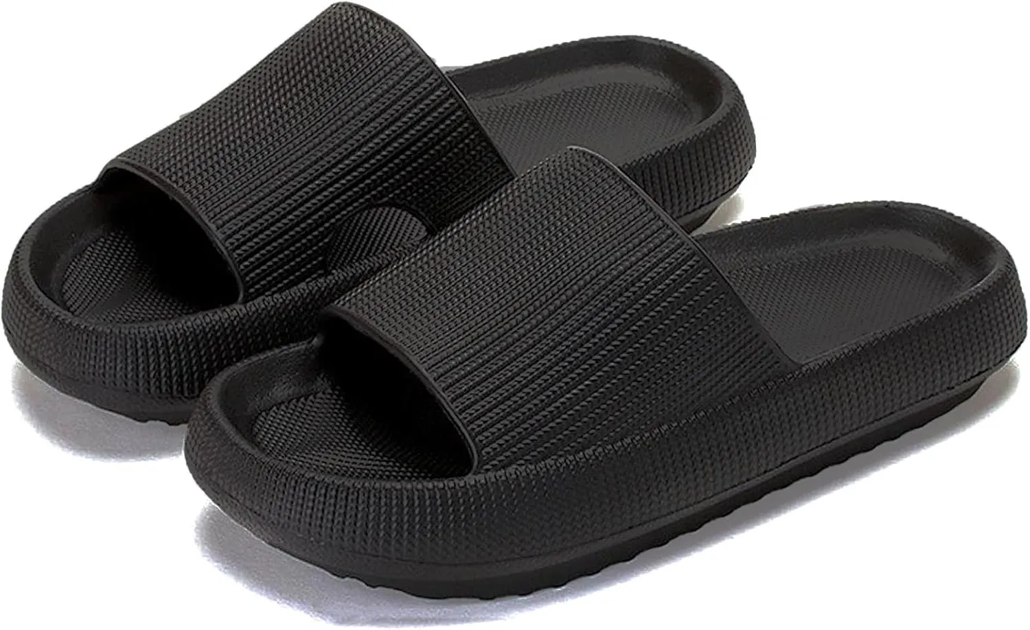 rosyclo Cloud Slippers for Women and Men, Pillow House Slippers Shower Shoes Indoor Slides Bathroom Sandals, Ultimate Comfort, Lightweight, Thick Sole, Non-Slip, Easy to Clean
