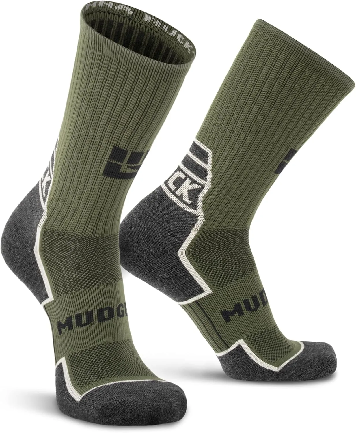 Ruck Socks, Merino Wool Tactical Boot Socks for Military, Rucking, Hiking, and Outdoor Adventures, USA-Made Crew Socks
