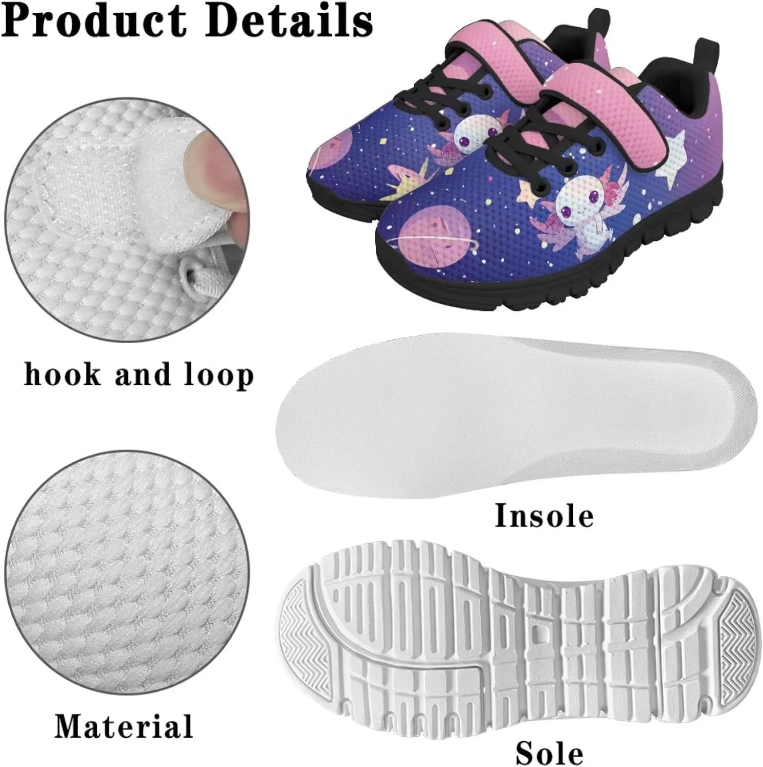 Running Shoes for Girls Pink Kids Tennis Shoes School Casual Sneakers
