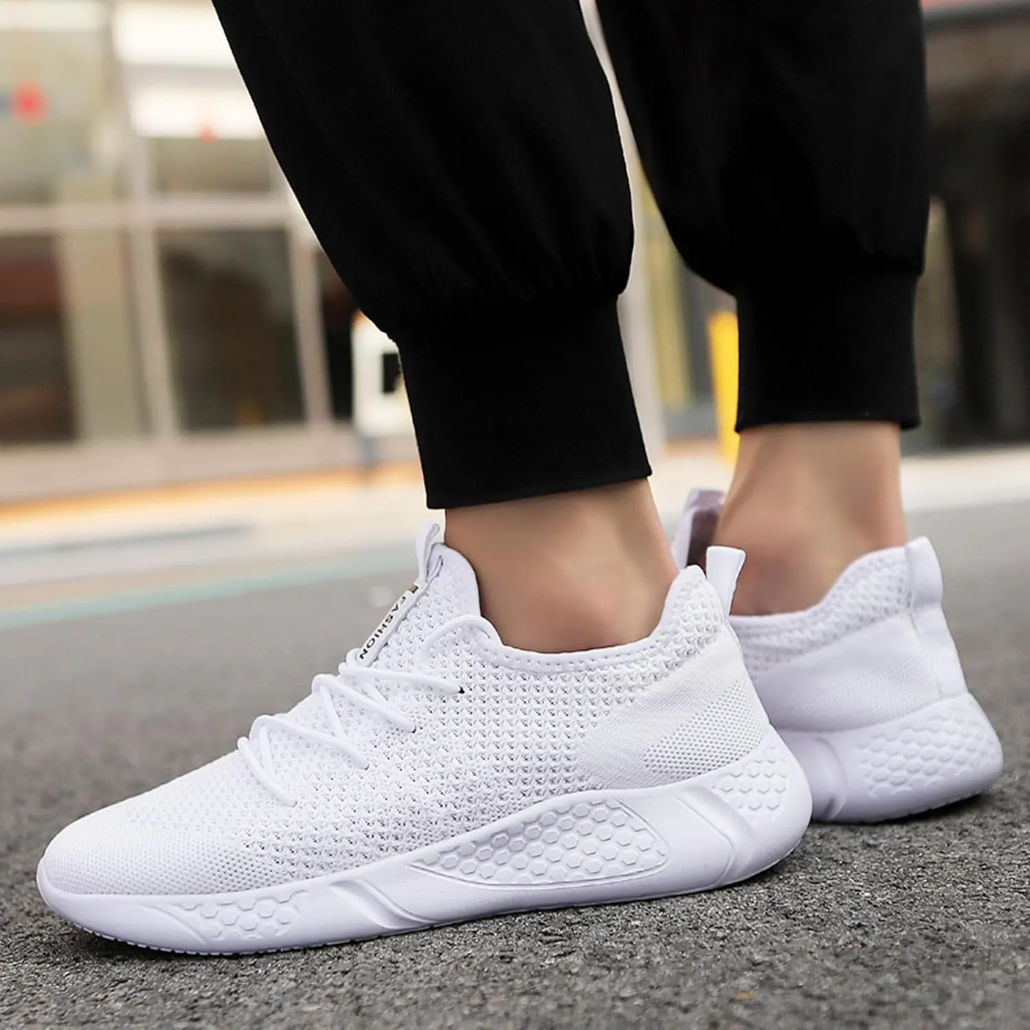 Running Shoes for Men Sneakers Tennis Gym Workout Slip On Casual Athletic Lightweight Breathable Walking Comfortable