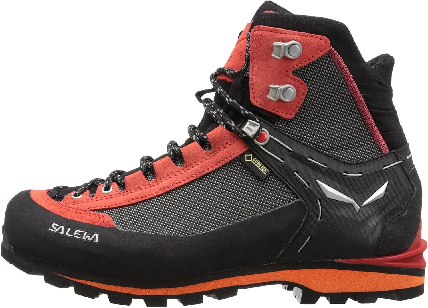 Salewa Men's Crow GTX Waterproof Gore-Tex Trail Boots for Trekking, Climbing, & Mountaineering