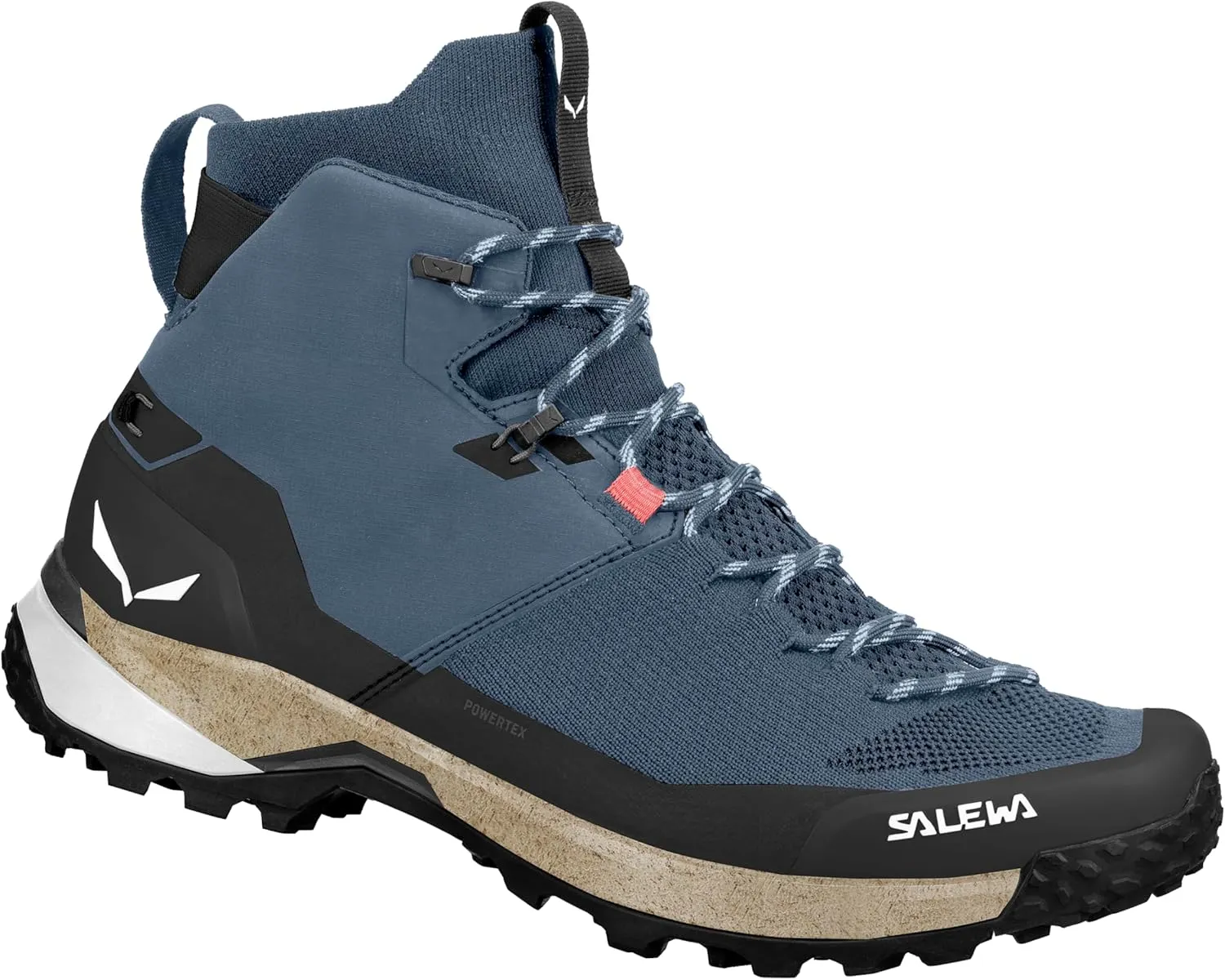 Salewa Men's Puez Knit Mid Powertex Waterproof Trail Boot for Hiking & Trekking