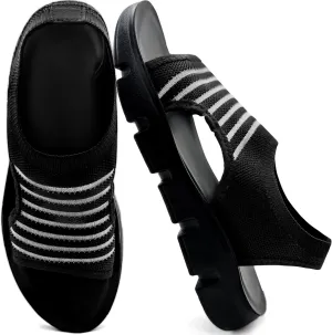 Sandals for Women 2025 Outdoor Hiking Walking Shoes Comfortable Summer Beach Ladies Flat Footwear