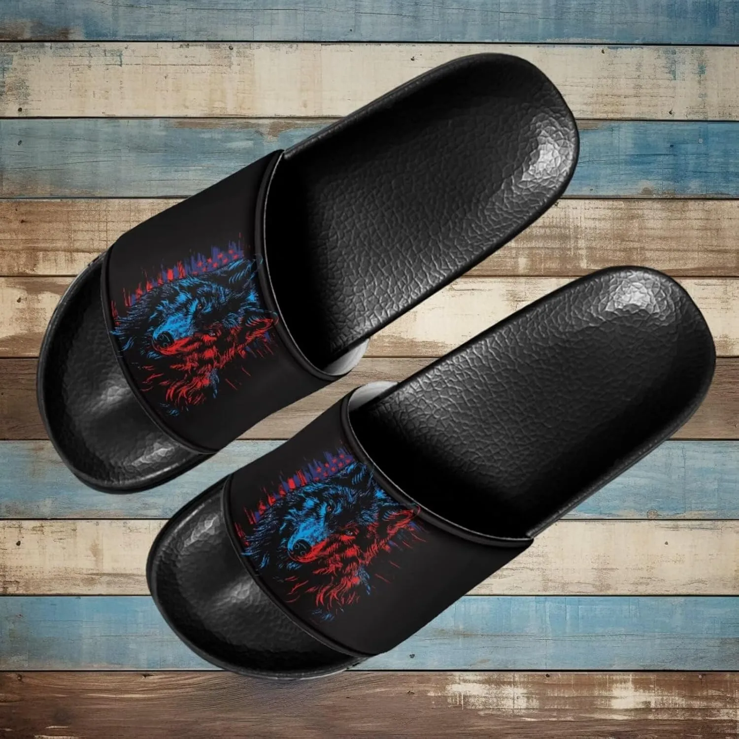Sandals Slides for Men Non Slip Slippers Lightweight Casual Summer Shoes Beach Slides
