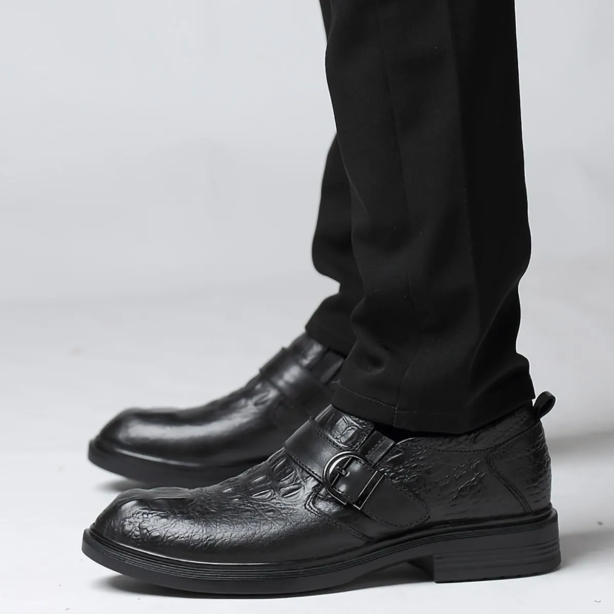 Santimon Mens Casual Shoes Dress Loafers Slip On Fashion Sneakers Leather Boat Shoes Men Tuxedo Walking Shoes
