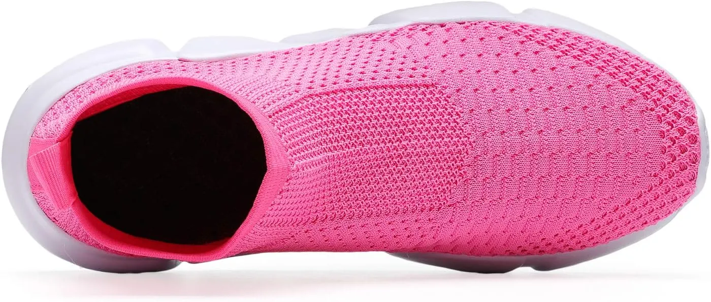 Santiro Women Slip on Sneakers Lightweight Knit Walking Casual Running Athletic Shoes