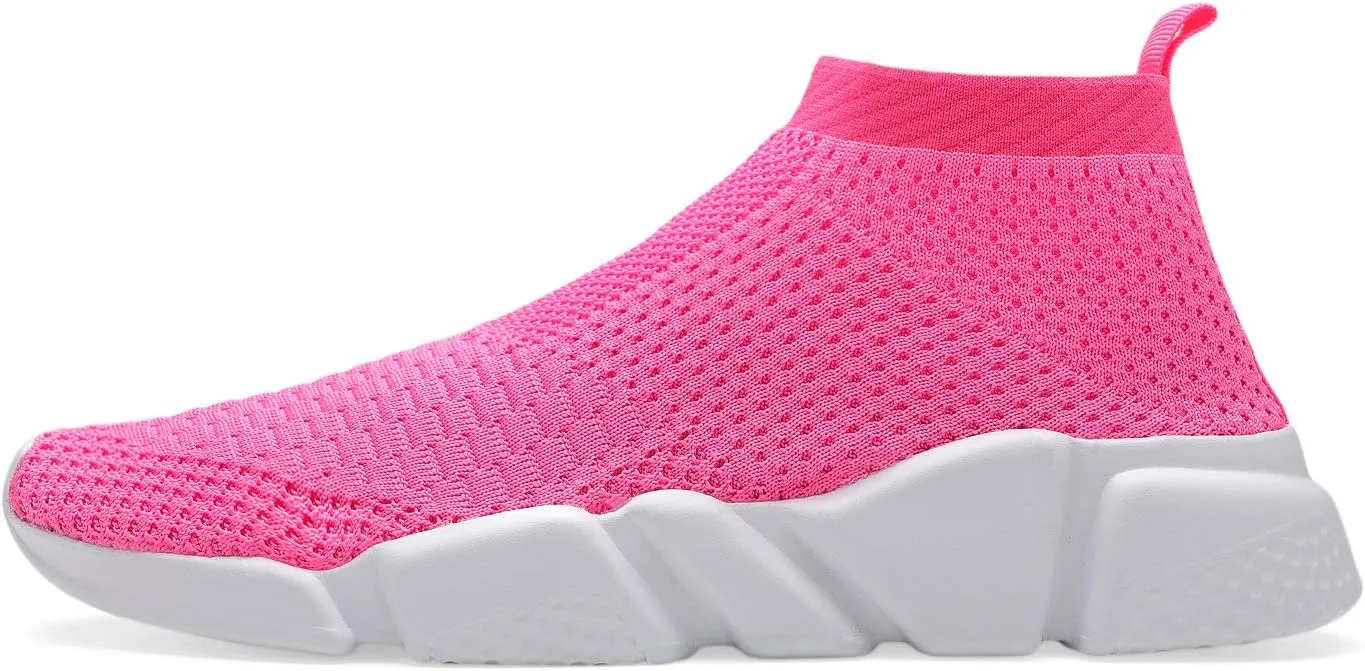 Santiro Women Slip on Sneakers Lightweight Knit Walking Casual Running Athletic Shoes