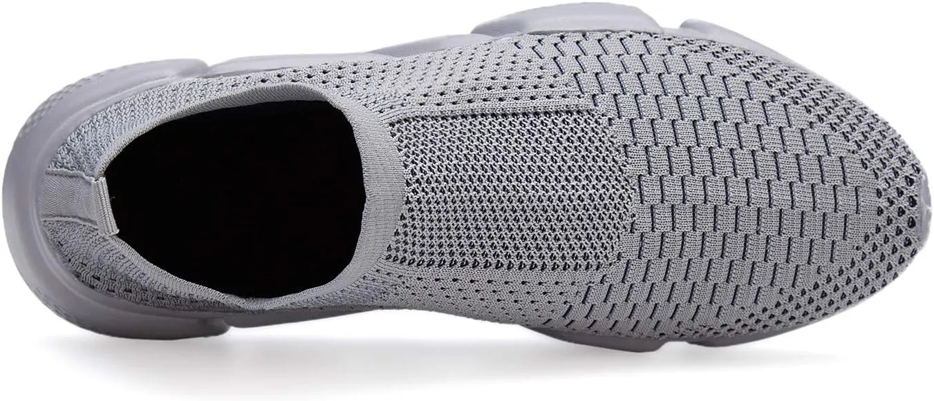 Santiro Women Slip on Sneakers Lightweight Knit Walking Casual Running Athletic Shoes