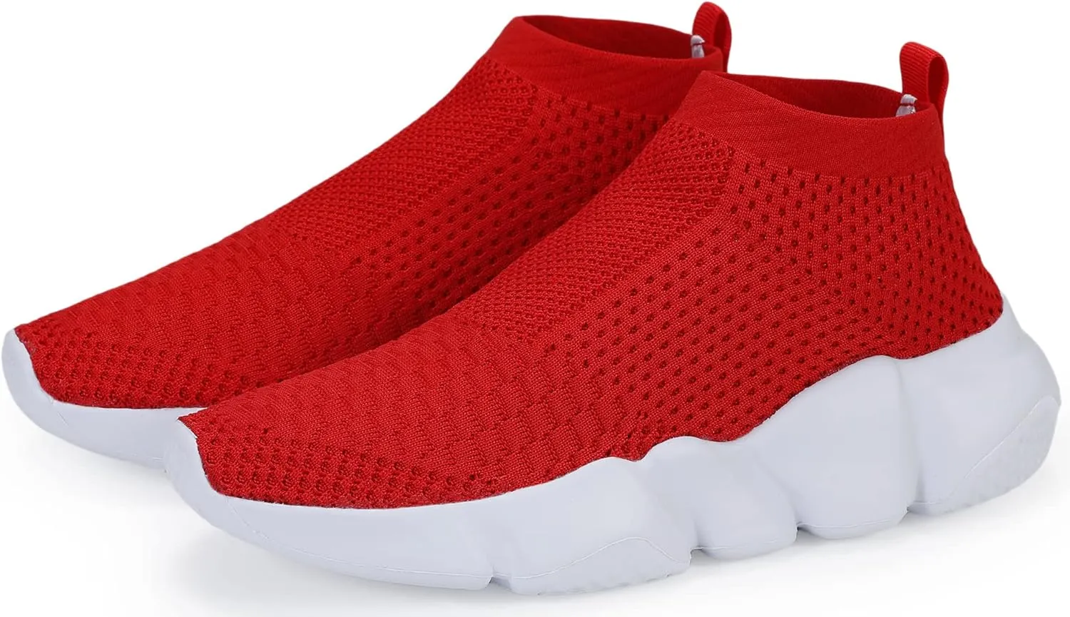 Santiro Women Slip on Sneakers Lightweight Knit Walking Casual Running Athletic Shoes