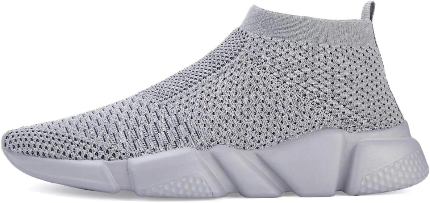 Santiro Women Slip on Sneakers Lightweight Knit Walking Casual Running Athletic Shoes