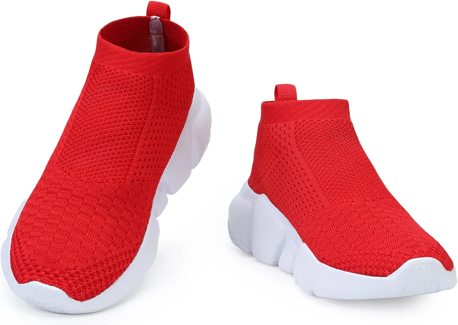 Santiro Women Slip on Sneakers Lightweight Knit Walking Casual Running Athletic Shoes