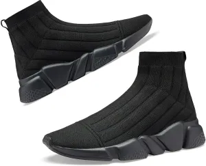 Santiro Women's High Top Sneakers Walking Tennis Shoes Breathable Casual Sports Shoes