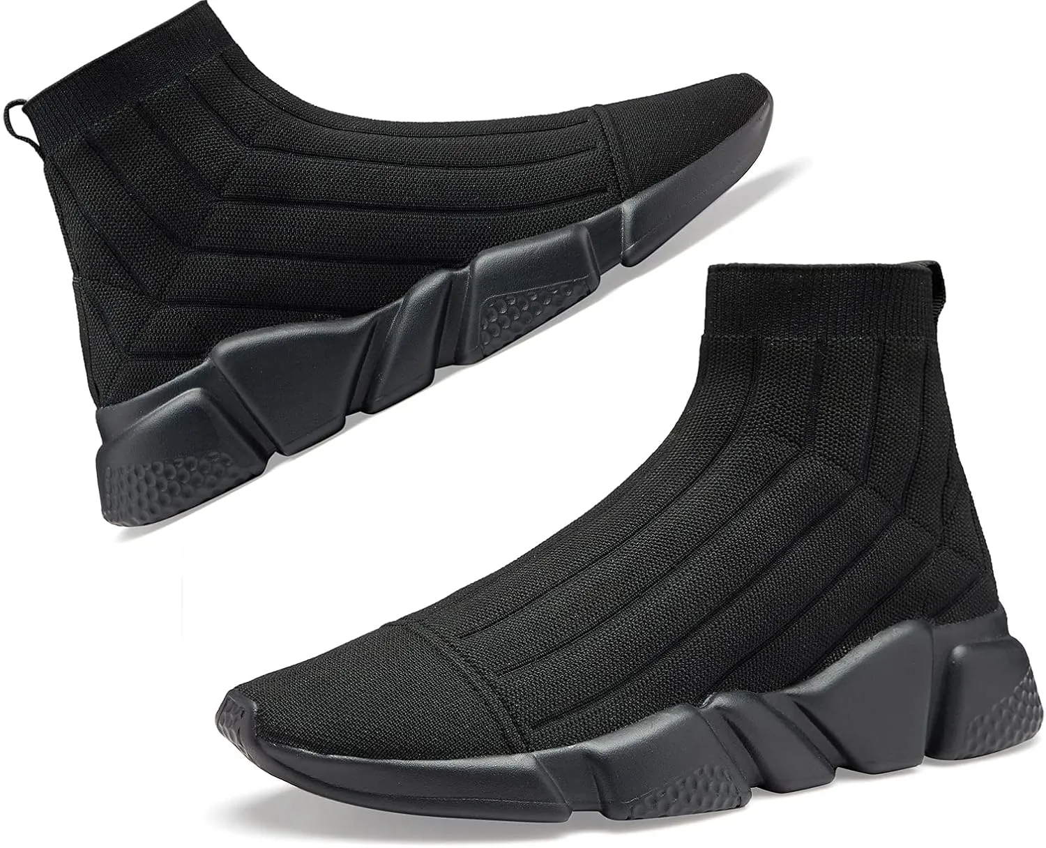 Santiro Women's High Top Sneakers Walking Tennis Shoes Breathable Casual Sports Shoes