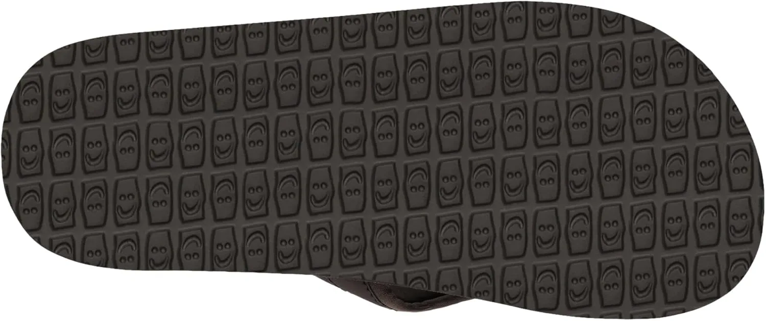 Sanuk Mens Beer Cozy 2 | Flip Flops for Men | Mens Sandals | Beach Sandals | Supportive & Lightweight | Memory Foam Footbed