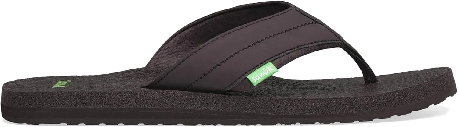 Sanuk Mens Beer Cozy 2 | Flip Flops for Men | Mens Sandals | Beach Sandals | Supportive & Lightweight | Memory Foam Footbed
