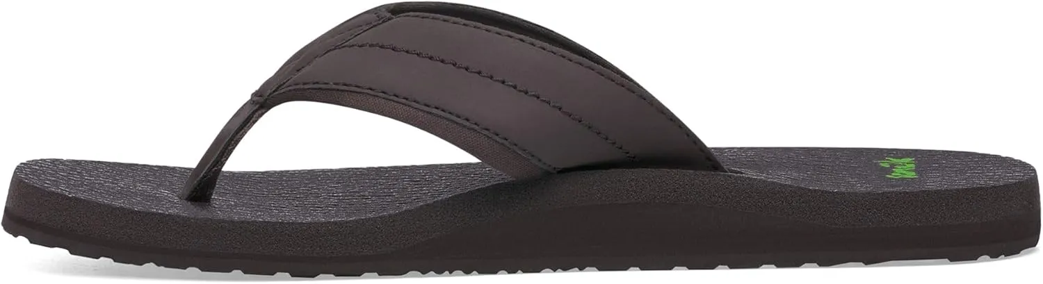 Sanuk Mens Beer Cozy 2 | Flip Flops for Men | Mens Sandals | Beach Sandals | Supportive & Lightweight | Memory Foam Footbed