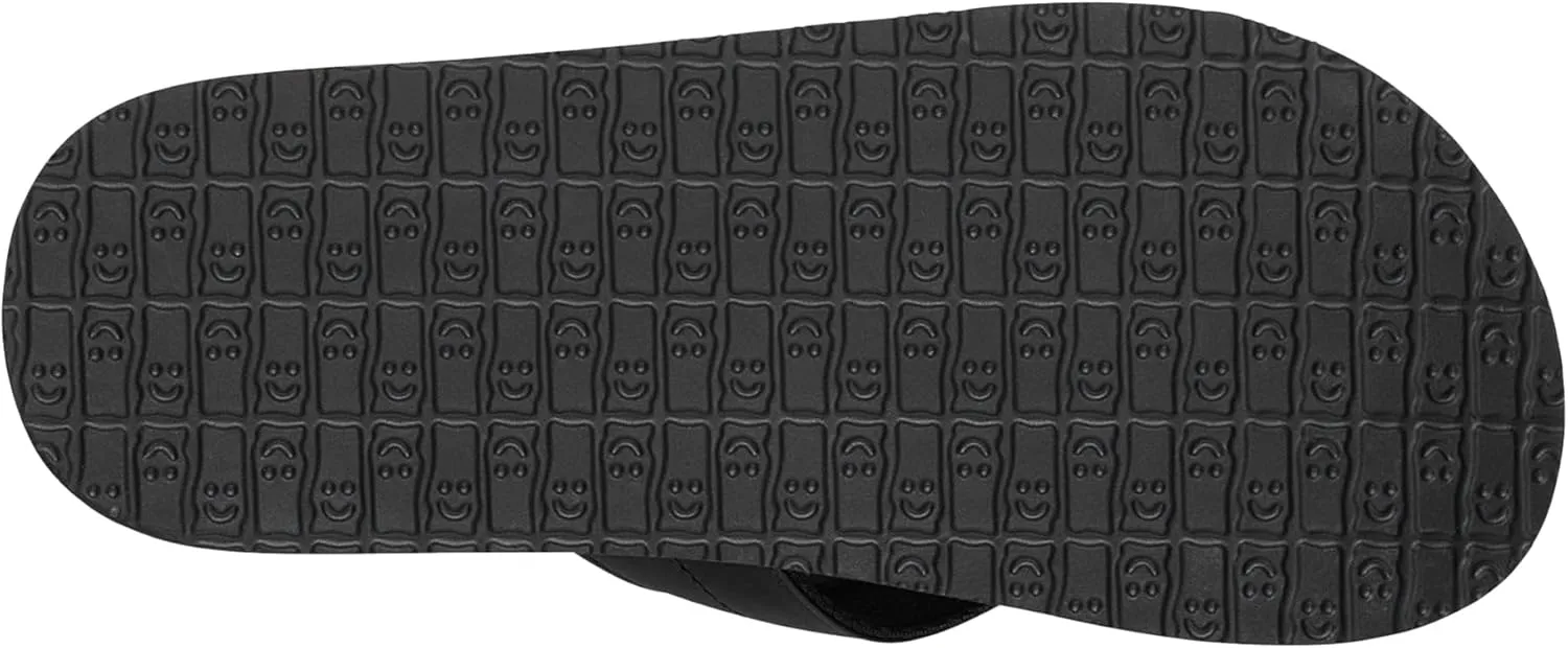 Sanuk Mens Beer Cozy Coaster | Flip Flops for Men | Mens Sandals | Beach Sandals | Supportive & Lightweight | Memory Foam Footbed