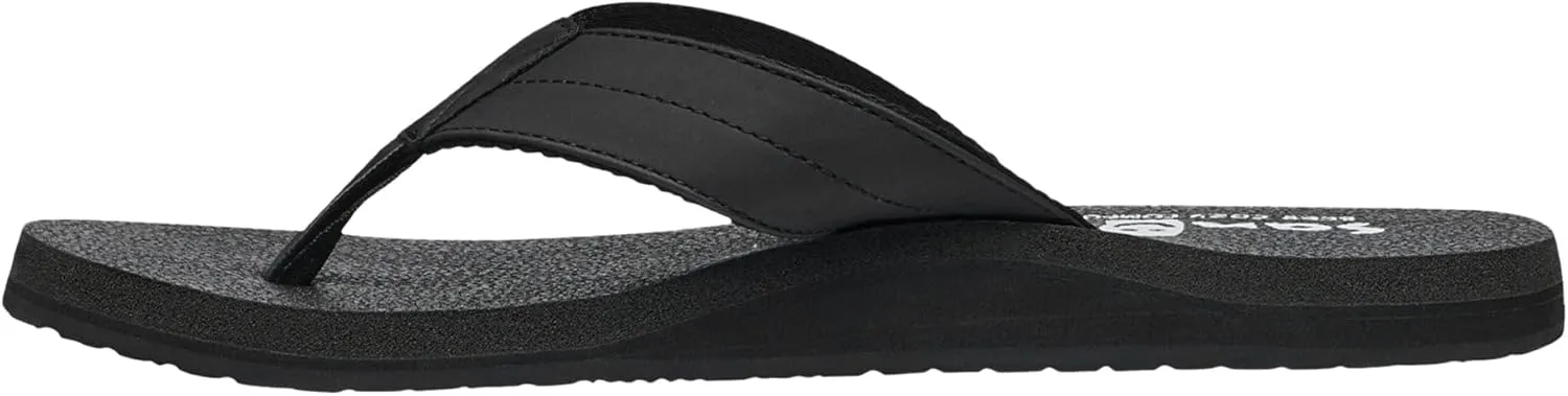 Sanuk Mens Beer Cozy Coaster | Flip Flops for Men | Mens Sandals | Beach Sandals | Supportive & Lightweight | Memory Foam Footbed