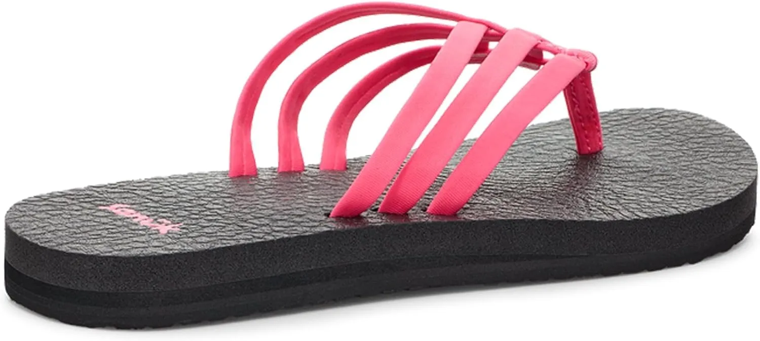 Sanuk Women's Yoga Sandy | Flip Flops for Women | Yoga Sandals For Women | Memory Foam Footbed