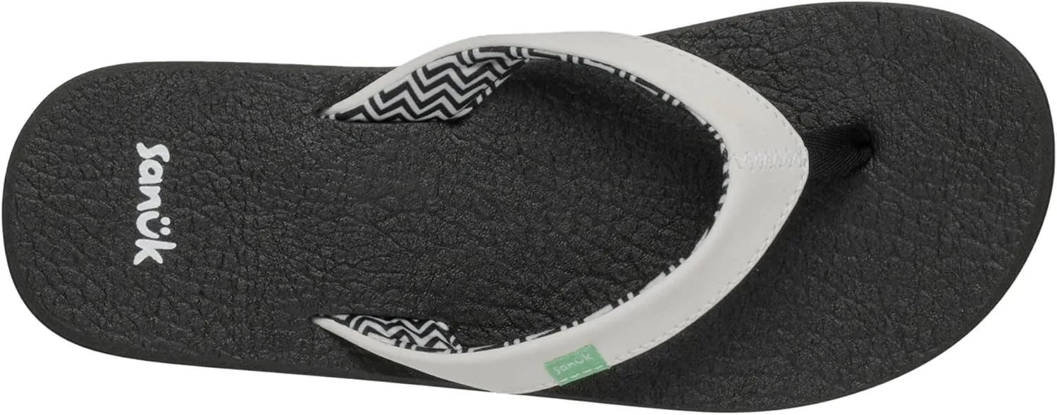 Sanuk Women's Yoga Serenity | Flip Flops for Women | Yoga Sandals For Women | Memory Foam Footbed