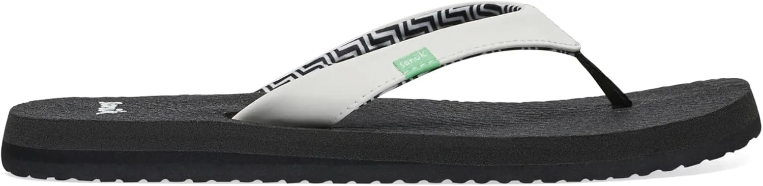 Sanuk Women's Yoga Serenity | Flip Flops for Women | Yoga Sandals For Women | Memory Foam Footbed