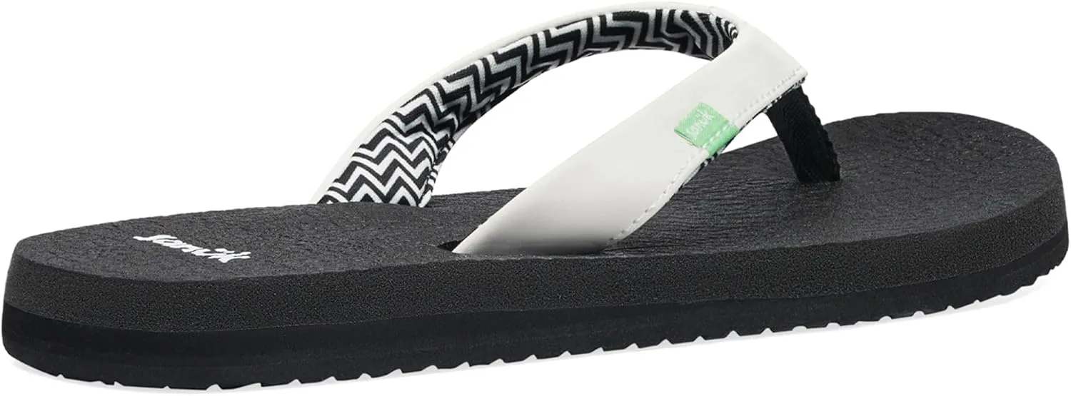 Sanuk Women's Yoga Serenity | Flip Flops for Women | Yoga Sandals For Women | Memory Foam Footbed