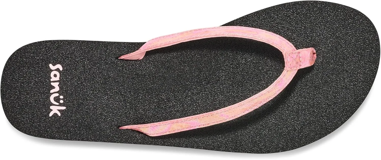 Sanuk Yoga Joy II Irisdescent | Flip Flops for Women | Yoga Sandals For Women | Women's Beach Sandals | Memory Foam Footbed