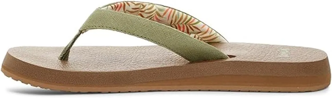 Sanuk Yoga Paradise II | Flip Flops for Women | Yoga Sandals For Women | Women's Beach Sandals | Memory Foam Footbed