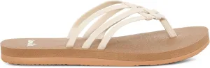 Sanuk Yoga Sandy II | Flip Flops for Women | Yoga Sandals For Women | Women's Beach Sandals | Memory Foam Footbed