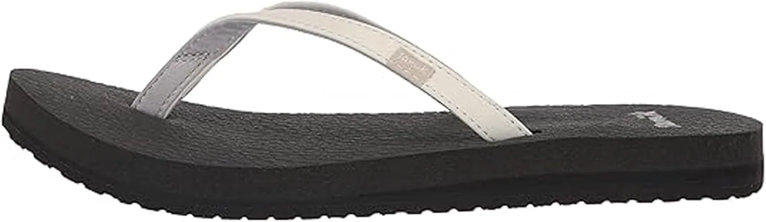 Sanuk Yoga Spree 4 | Flip Flops for Women | Yoga Sandals For Women | Women's Beach Sandals | Memory Foam Footbed