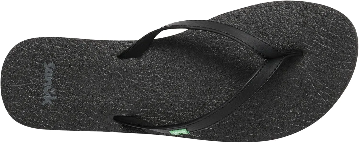 Sanuk Yoga Spree 4 | Flip Flops for Women | Yoga Sandals For Women | Women's Beach Sandals | Memory Foam Footbed