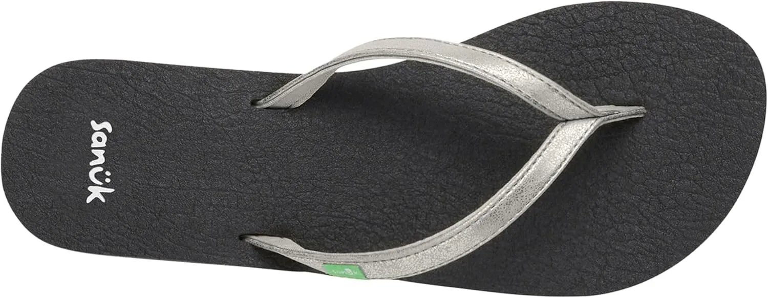 Sanuk Yoga Spree 4 | Flip Flops for Women | Yoga Sandals For Women | Women's Beach Sandals | Memory Foam Footbed