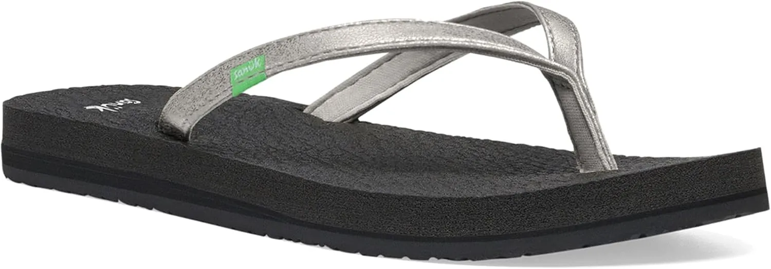 Sanuk Yoga Spree 4 | Flip Flops for Women | Yoga Sandals For Women | Women's Beach Sandals | Memory Foam Footbed