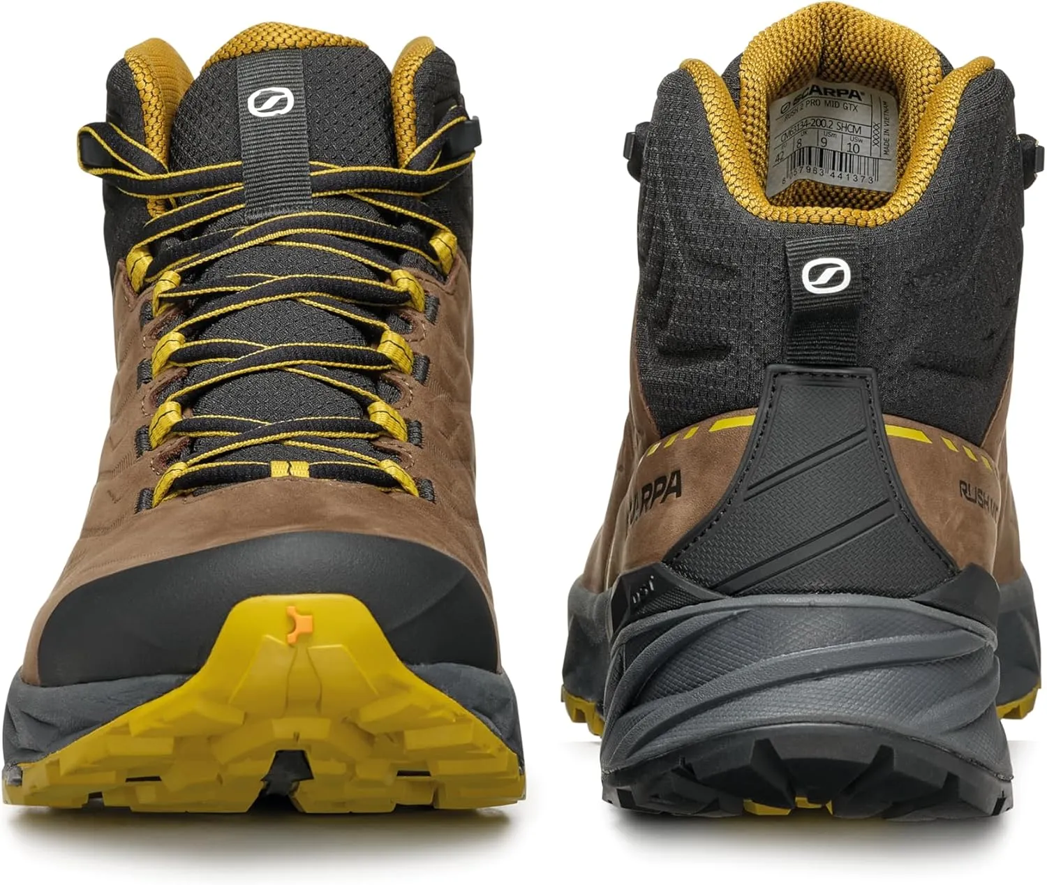 SCARPA Men's Rush 2 Pro Mid GTX Waterproof Gore-Tex Lightweight Hiking Boots
