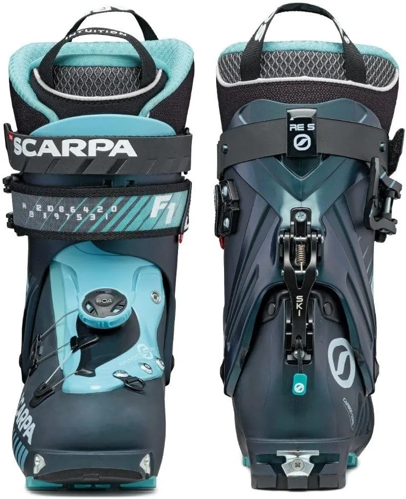 SCARPA Women's F1 Alpine Touring Ski Boots for Backcountry and Downhill Skiing