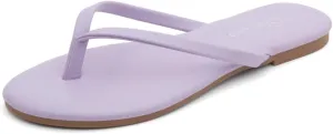 Shoe Land Flip Flops for Women 2025 - Memory Foam Slides & Flat Sandals | Ultra-Comfortable Thong Lightweight Summer Shoes for Beach, Pool & Dressy Outfits