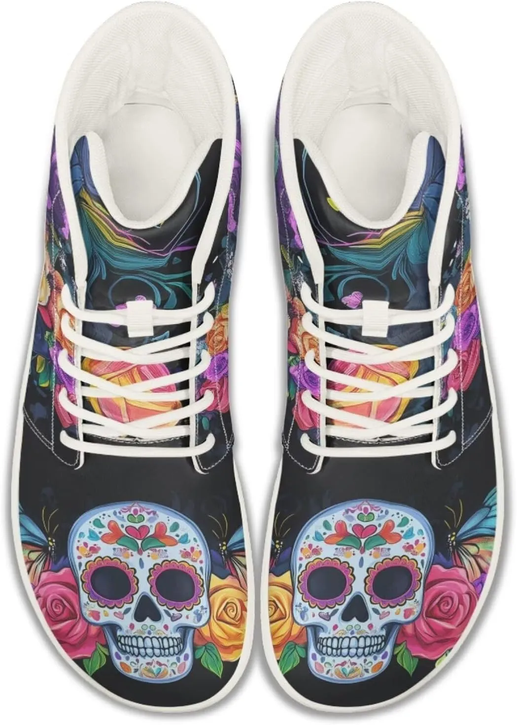 Skull Barefoot Shoes for Women Men Zero Drop Sole Trail Running Sneakers Wide Toe Box Minimalist Shoe