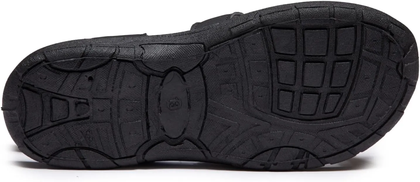 Skysole Boys Water Shoes, Rugged Closed Toe Back Strap Amphibian Sandals for Beach, Hiking & Outdoor Sports - Patterned/Solid