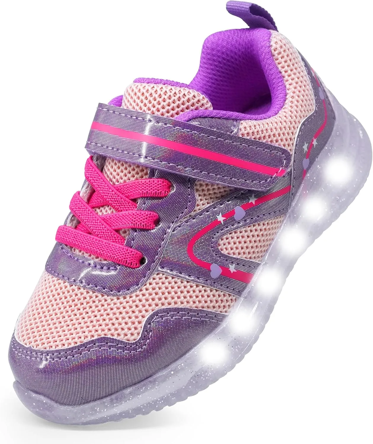 SKYWHEEL Boys Girls Sneakers Light up for Toddler Size 5 to Little Kids Size 2