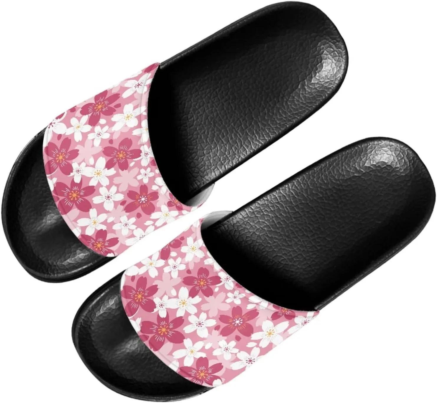 Slide Sandals for Ladies Casual Pillow House Sandals Open Toe Comfortable Shower Shoes Non-Slip Sport Shoes Beach Dress Shoes Easy to Clean