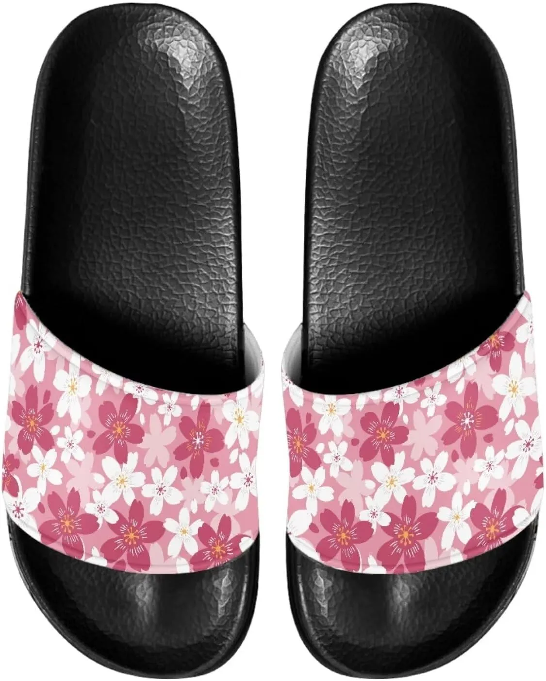Slide Sandals for Ladies Casual Pillow House Sandals Open Toe Comfortable Shower Shoes Non-Slip Sport Shoes Beach Dress Shoes Easy to Clean