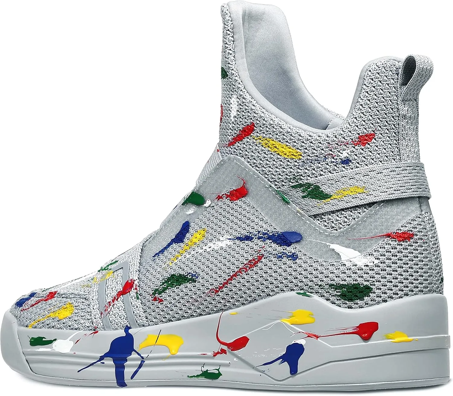 Soulsfeng High Top Running Shoes for Men Lightweight Breathable Mesh Walking Athletic Sneakers