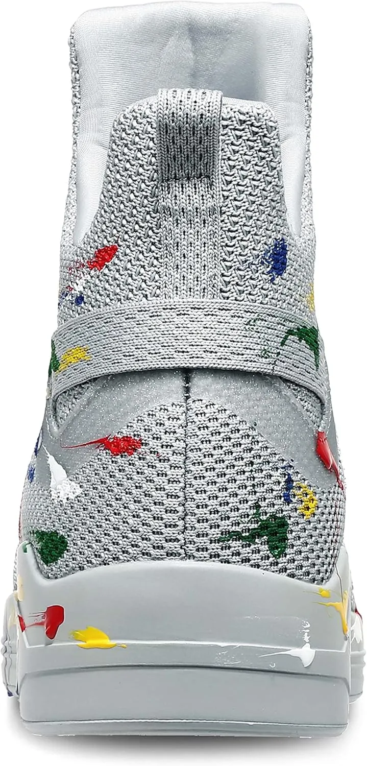 Soulsfeng High Top Running Shoes for Men Lightweight Breathable Mesh Walking Athletic Sneakers