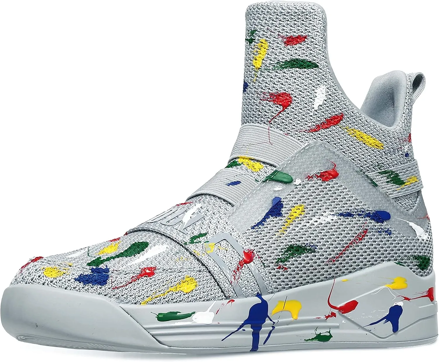 Soulsfeng High Top Running Shoes for Men Lightweight Breathable Mesh Walking Athletic Sneakers