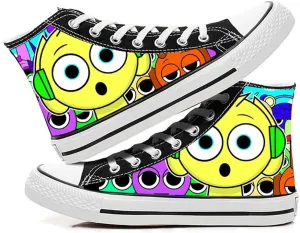 Sprunki Canvas Shoes Cartoon Unisex Canvas Shoes