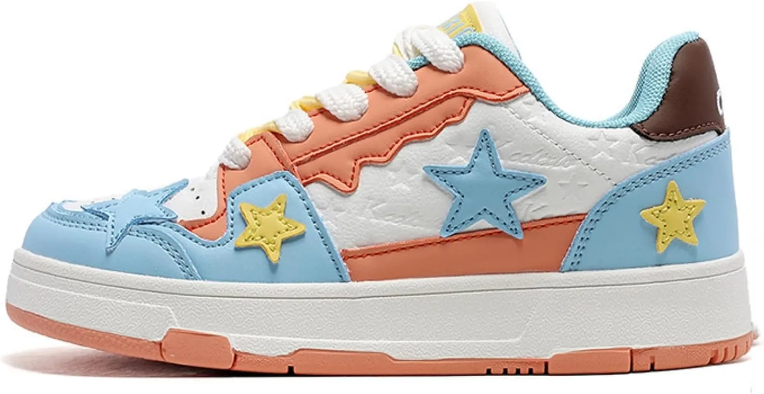 Star Shoes Chunky Sneakers for Women Kawaii Shoes 2025 New Y2K Aesthetic Cute Big Toe Anti-Slip Comfort Unisex